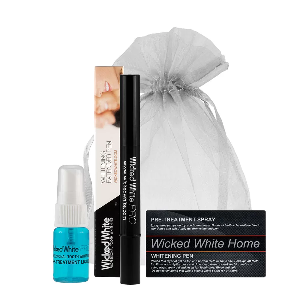 Pre-Treatment Spray and Advanced LED Light Activated Tooth Whitening Pen