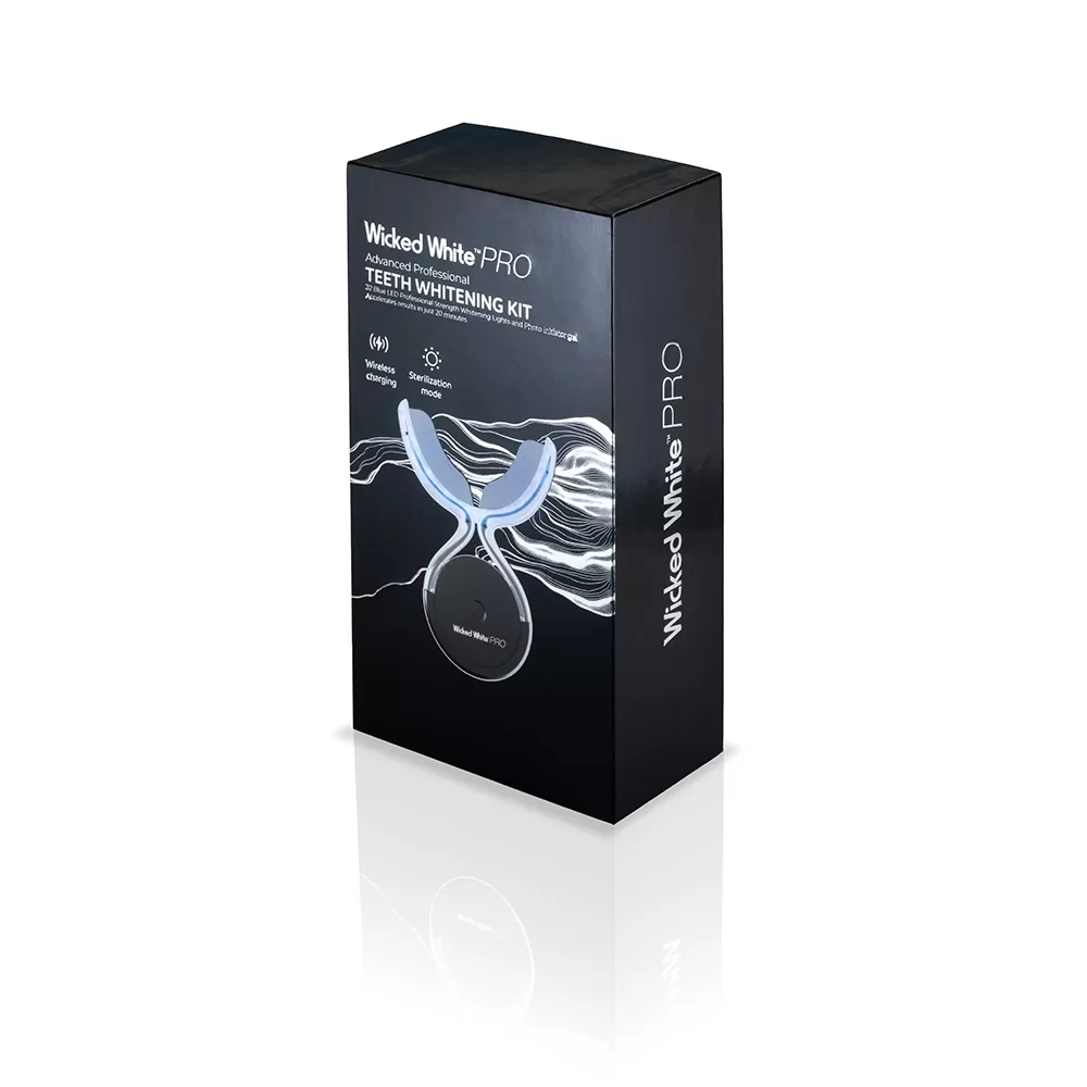 NEW Professional LED Teeth Whitening Kit with UV Sterilization and Charging Case